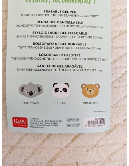 Penne Legami Cute 2022 Erasable Pen Originale | Penscollectible
